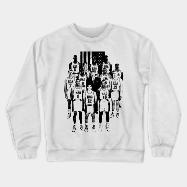 Dream Team Usa 1992 Crewneck Sweatshirt by Zluenhurf